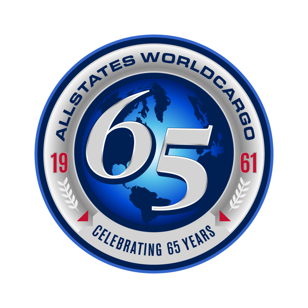 Allstates WorldCargo 65 year logo seal